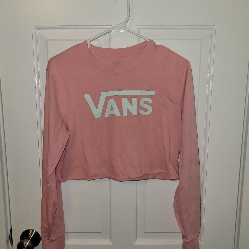 Coral Van's size small crop top
